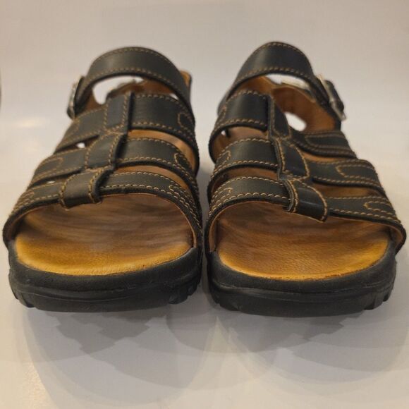 NIKE Men's ACG Air Leather Sz 10 Fisherman Sandals VTG‎ Dadcore Rugged Outdoors - Picture 5 of 9